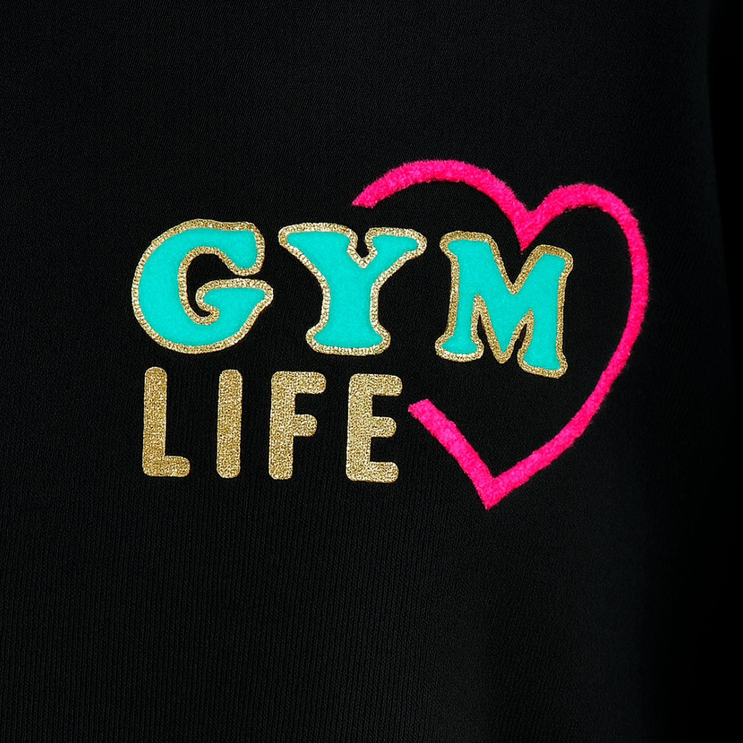 Fuzzy Chenille Hooded Sweatshirt