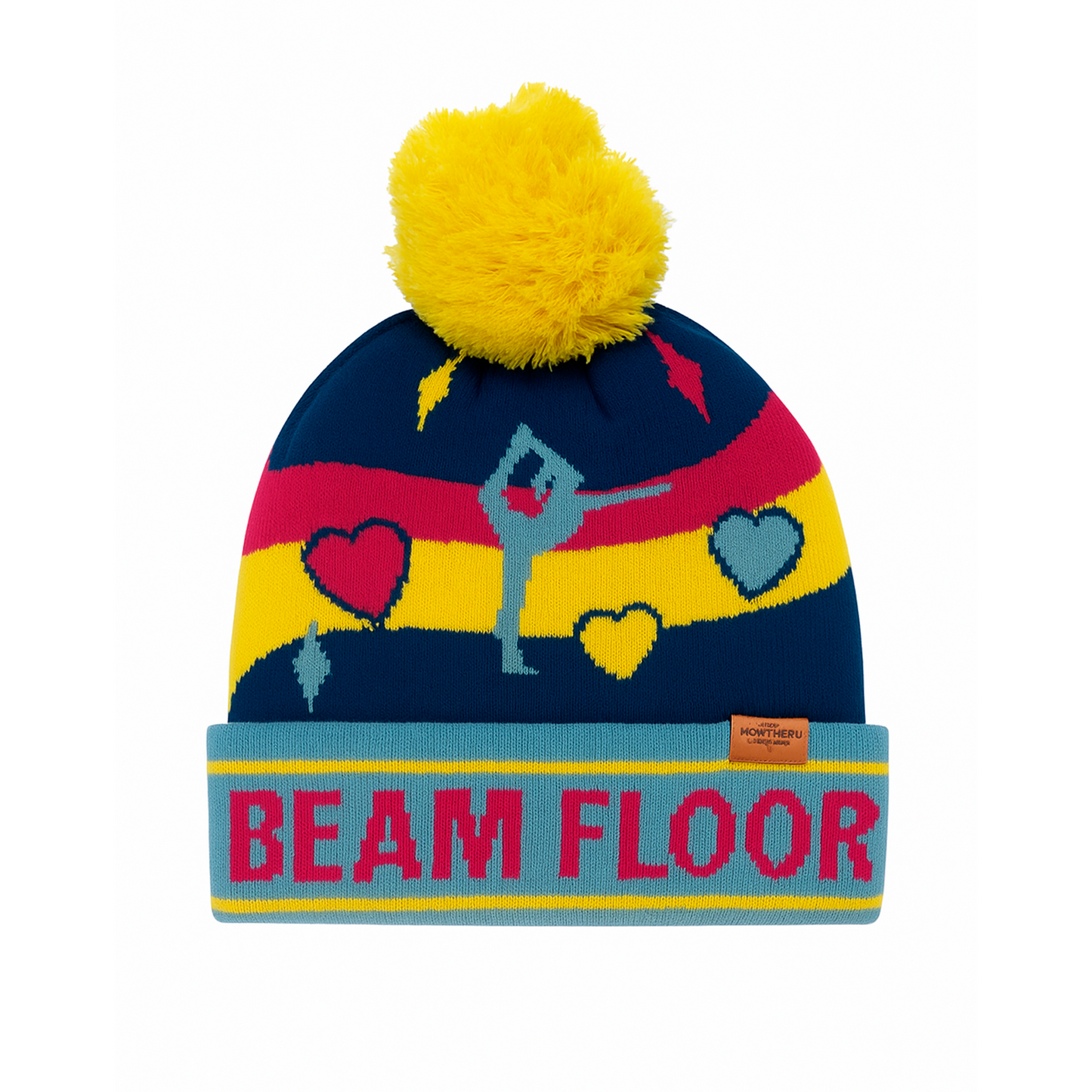 Gymnastics Pom Beanie
