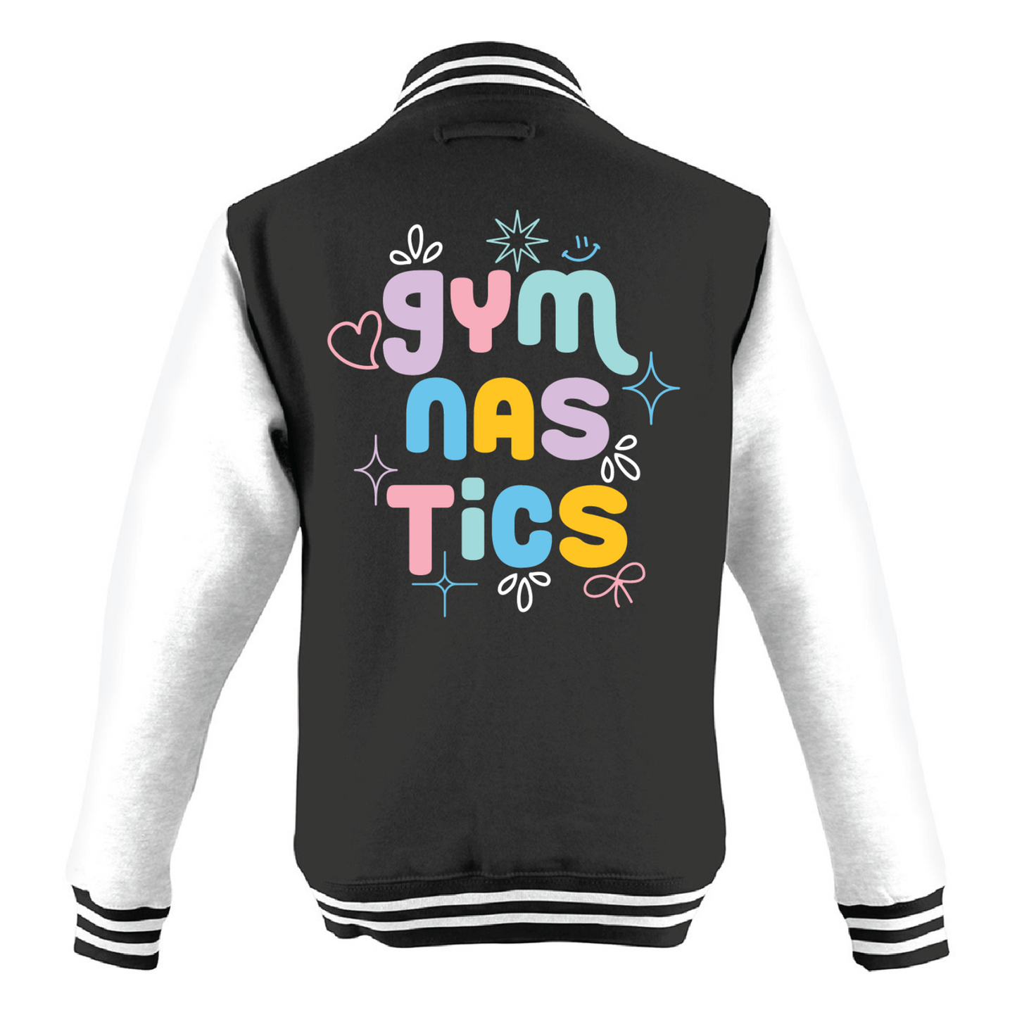 Gymnastics Embroidered Letterman Jacket