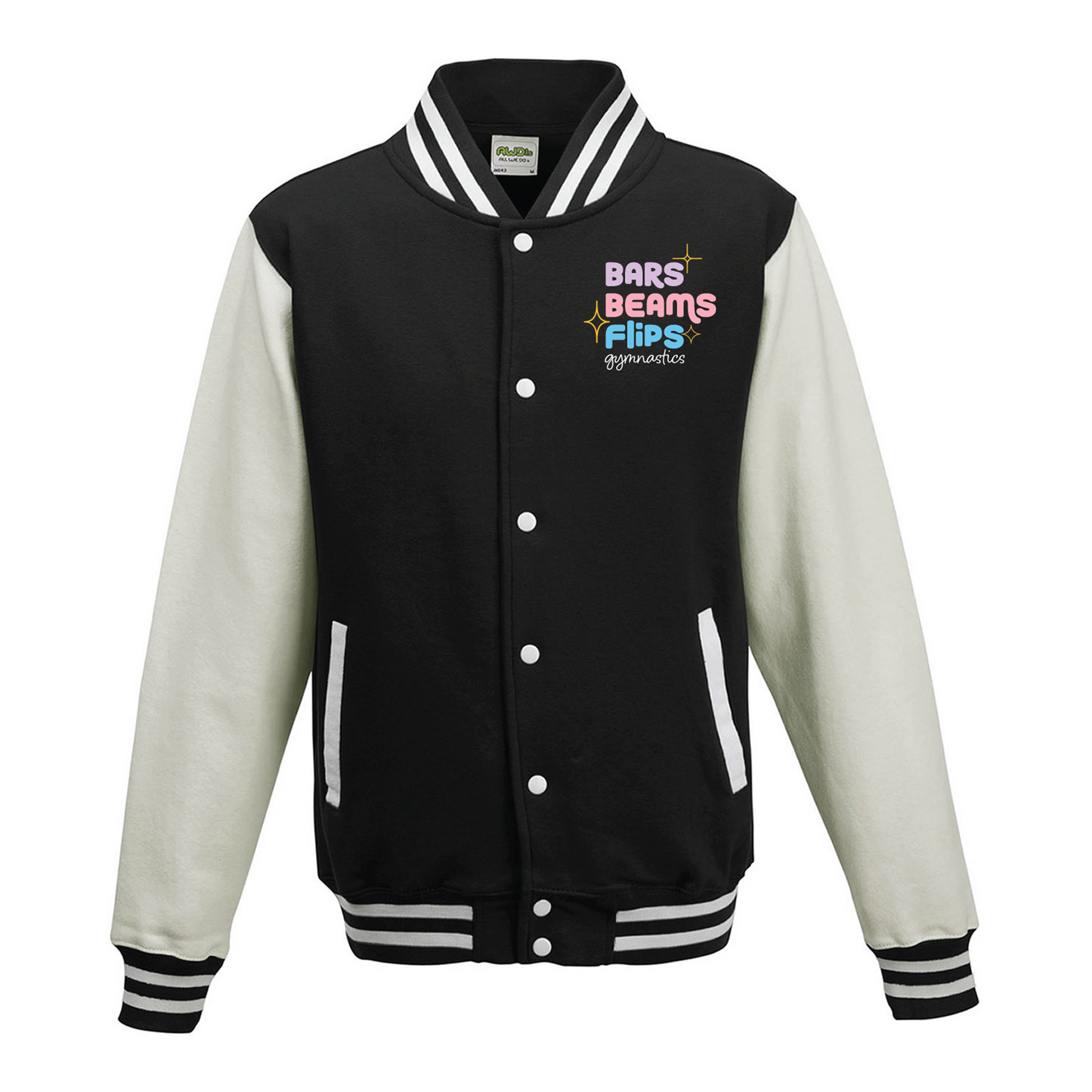 Gymnastics Embroidered Letterman Jacket