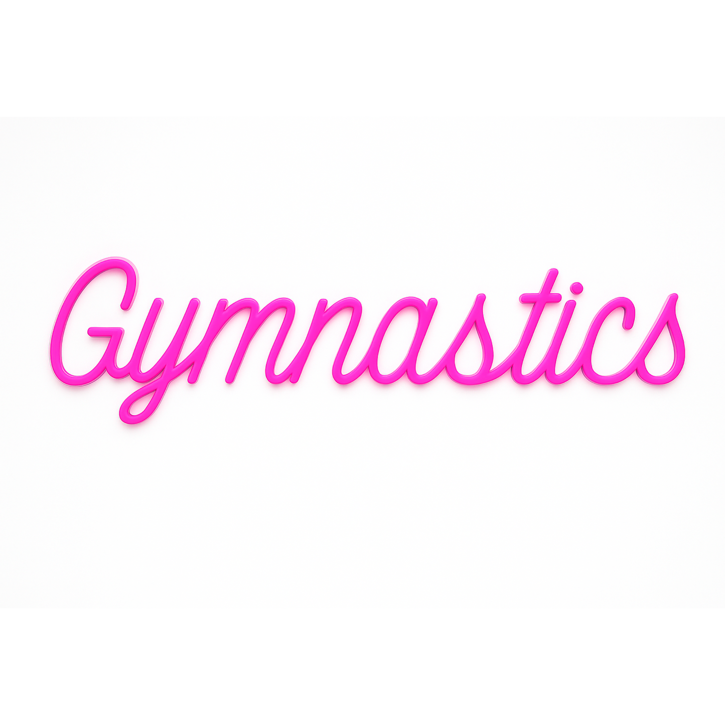 Gymnastics Neon Sign