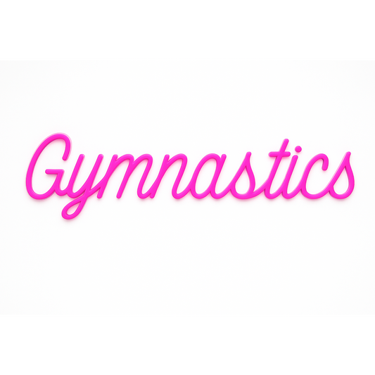 Gymnastics Neon Sign