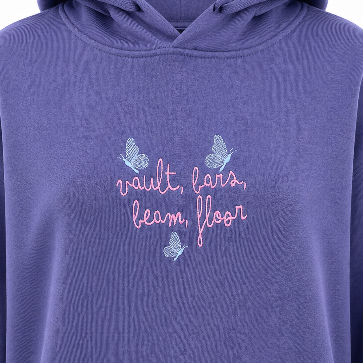 Butterfly Embroidered Sweatshirt - Dusk